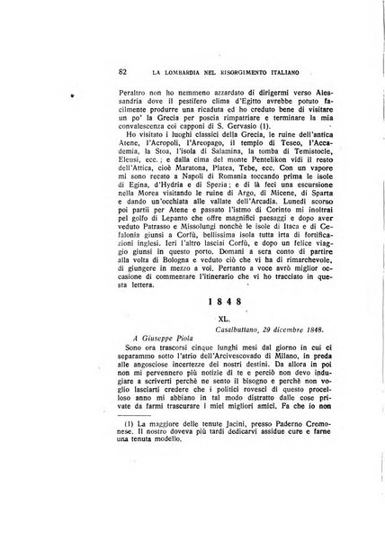 La Lombardia nel Risorgimento italiano bollettino trimestrale del Comitato regionale lombardo della Società nazionale per la storia del Risorgimento italiano