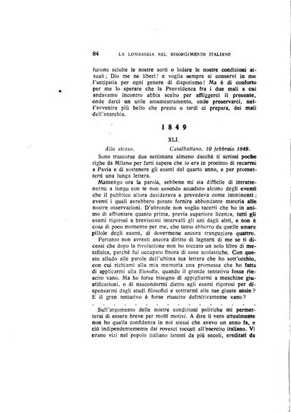 La Lombardia nel Risorgimento italiano bollettino trimestrale del Comitato regionale lombardo della Società nazionale per la storia del Risorgimento italiano