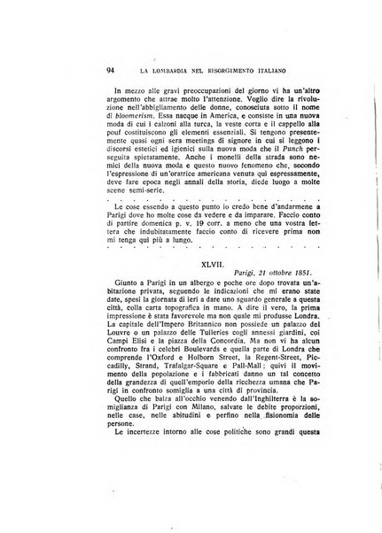 La Lombardia nel Risorgimento italiano bollettino trimestrale del Comitato regionale lombardo della Società nazionale per la storia del Risorgimento italiano