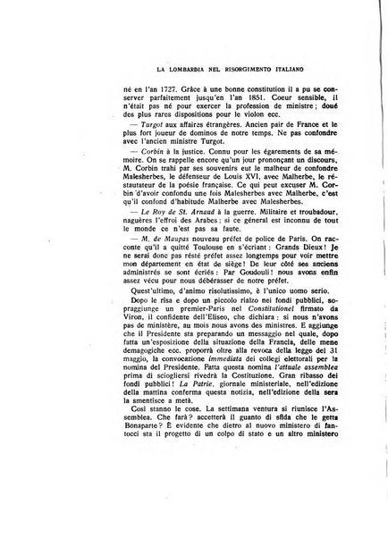 La Lombardia nel Risorgimento italiano bollettino trimestrale del Comitato regionale lombardo della Società nazionale per la storia del Risorgimento italiano