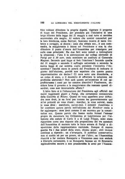 La Lombardia nel Risorgimento italiano bollettino trimestrale del Comitato regionale lombardo della Società nazionale per la storia del Risorgimento italiano