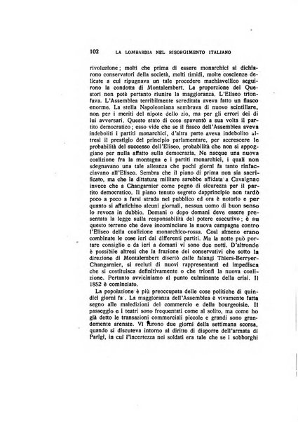 La Lombardia nel Risorgimento italiano bollettino trimestrale del Comitato regionale lombardo della Società nazionale per la storia del Risorgimento italiano