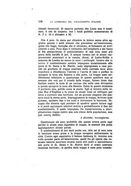 La Lombardia nel Risorgimento italiano bollettino trimestrale del Comitato regionale lombardo della Società nazionale per la storia del Risorgimento italiano