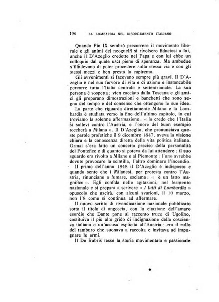 La Lombardia nel Risorgimento italiano bollettino trimestrale del Comitato regionale lombardo della Società nazionale per la storia del Risorgimento italiano