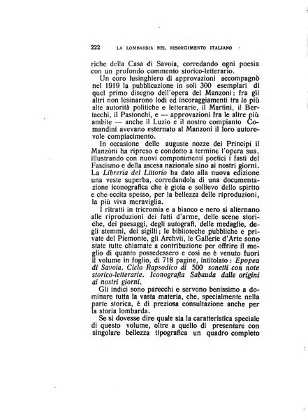 La Lombardia nel Risorgimento italiano bollettino trimestrale del Comitato regionale lombardo della Società nazionale per la storia del Risorgimento italiano