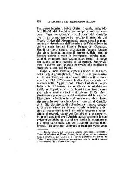 La Lombardia nel Risorgimento italiano bollettino trimestrale del Comitato regionale lombardo della Società nazionale per la storia del Risorgimento italiano