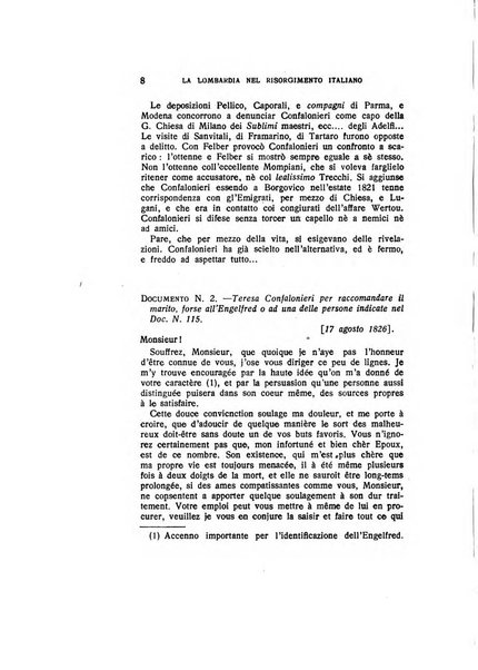 La Lombardia nel Risorgimento italiano bollettino trimestrale del Comitato regionale lombardo della Società nazionale per la storia del Risorgimento italiano