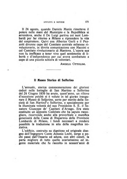 La Lombardia nel Risorgimento italiano bollettino trimestrale del Comitato regionale lombardo della Società nazionale per la storia del Risorgimento italiano