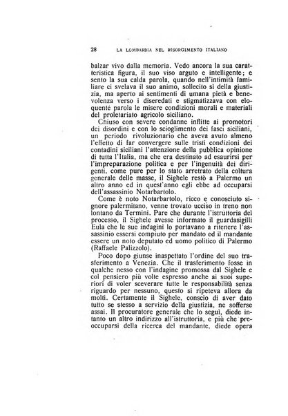 La Lombardia nel Risorgimento italiano bollettino trimestrale del Comitato regionale lombardo della Società nazionale per la storia del Risorgimento italiano