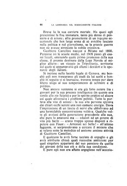 La Lombardia nel Risorgimento italiano bollettino trimestrale del Comitato regionale lombardo della Società nazionale per la storia del Risorgimento italiano