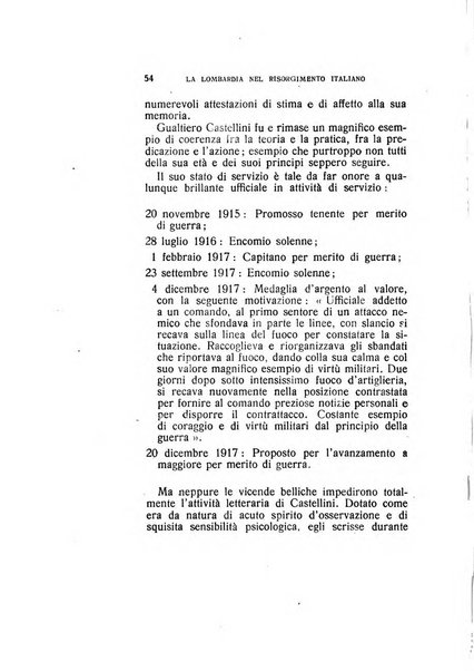 La Lombardia nel Risorgimento italiano bollettino trimestrale del Comitato regionale lombardo della Società nazionale per la storia del Risorgimento italiano