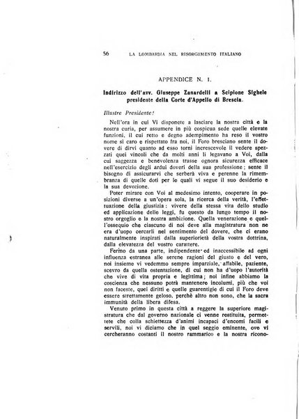 La Lombardia nel Risorgimento italiano bollettino trimestrale del Comitato regionale lombardo della Società nazionale per la storia del Risorgimento italiano