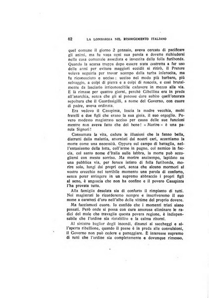 La Lombardia nel Risorgimento italiano bollettino trimestrale del Comitato regionale lombardo della Società nazionale per la storia del Risorgimento italiano