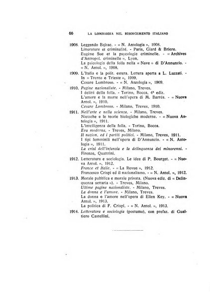 La Lombardia nel Risorgimento italiano bollettino trimestrale del Comitato regionale lombardo della Società nazionale per la storia del Risorgimento italiano