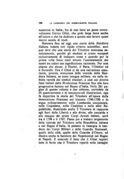 La Lombardia nel Risorgimento italiano bollettino trimestrale del Comitato regionale lombardo della Società nazionale per la storia del Risorgimento italiano