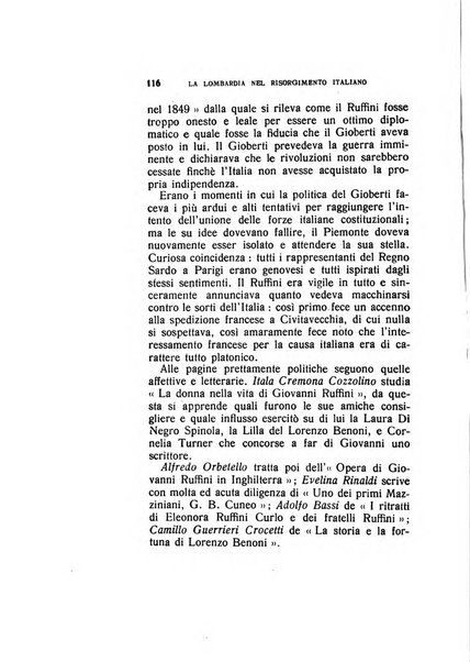 La Lombardia nel Risorgimento italiano bollettino trimestrale del Comitato regionale lombardo della Società nazionale per la storia del Risorgimento italiano