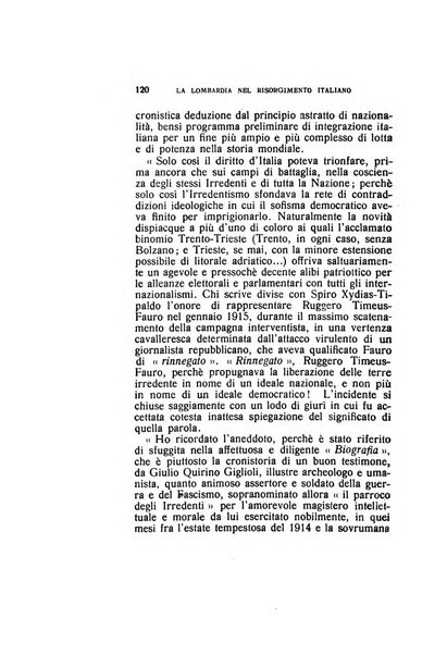 La Lombardia nel Risorgimento italiano bollettino trimestrale del Comitato regionale lombardo della Società nazionale per la storia del Risorgimento italiano