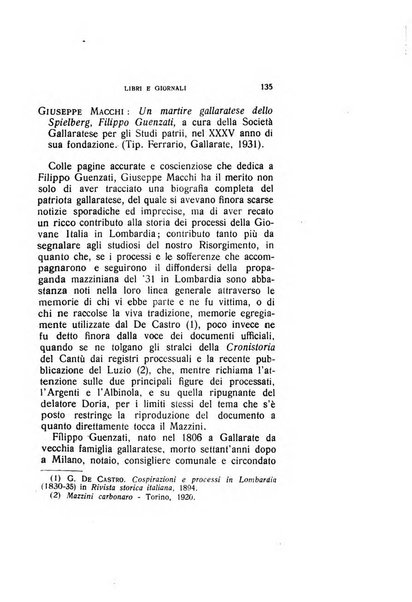 La Lombardia nel Risorgimento italiano bollettino trimestrale del Comitato regionale lombardo della Società nazionale per la storia del Risorgimento italiano