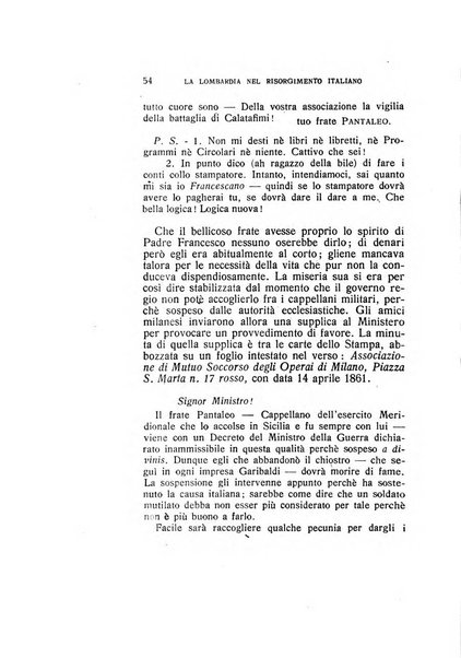 La Lombardia nel Risorgimento italiano bollettino trimestrale del Comitato regionale lombardo della Società nazionale per la storia del Risorgimento italiano