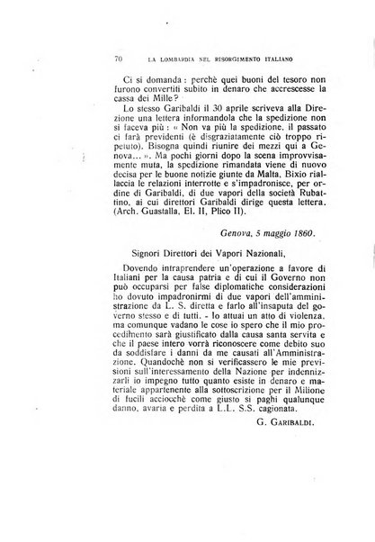 La Lombardia nel Risorgimento italiano bollettino trimestrale del Comitato regionale lombardo della Società nazionale per la storia del Risorgimento italiano