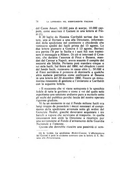 La Lombardia nel Risorgimento italiano bollettino trimestrale del Comitato regionale lombardo della Società nazionale per la storia del Risorgimento italiano