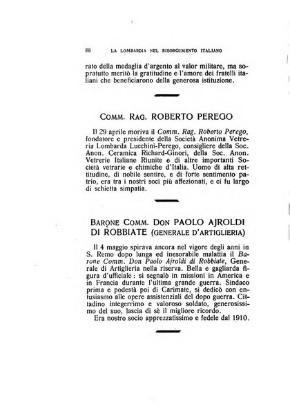 La Lombardia nel Risorgimento italiano bollettino trimestrale del Comitato regionale lombardo della Società nazionale per la storia del Risorgimento italiano