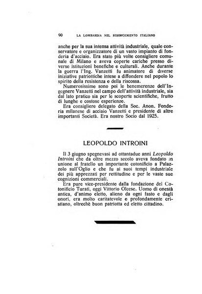 La Lombardia nel Risorgimento italiano bollettino trimestrale del Comitato regionale lombardo della Società nazionale per la storia del Risorgimento italiano