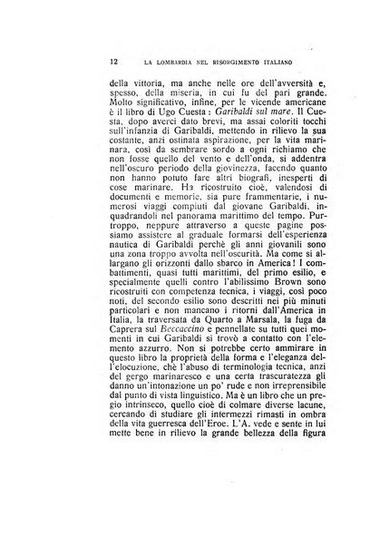 La Lombardia nel Risorgimento italiano bollettino trimestrale del Comitato regionale lombardo della Società nazionale per la storia del Risorgimento italiano