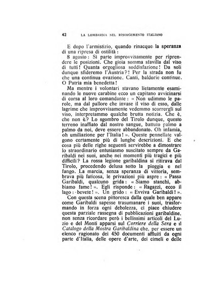 La Lombardia nel Risorgimento italiano bollettino trimestrale del Comitato regionale lombardo della Società nazionale per la storia del Risorgimento italiano