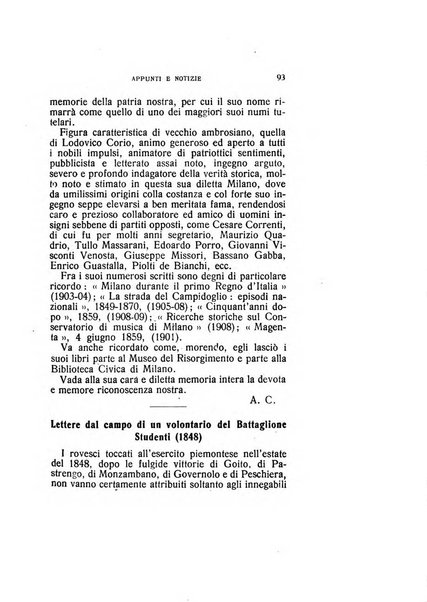 La Lombardia nel Risorgimento italiano bollettino trimestrale del Comitato regionale lombardo della Società nazionale per la storia del Risorgimento italiano