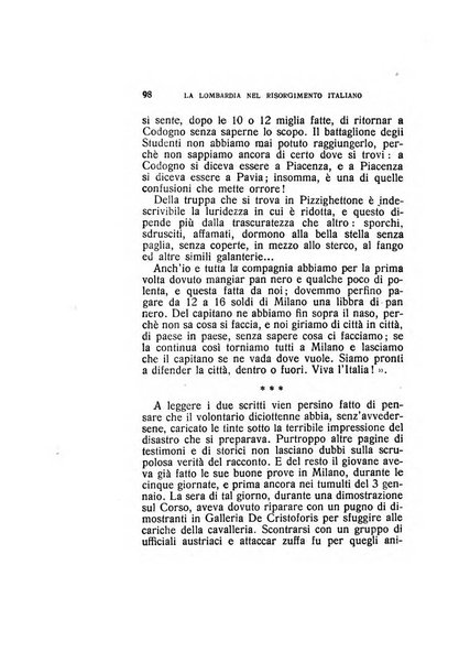 La Lombardia nel Risorgimento italiano bollettino trimestrale del Comitato regionale lombardo della Società nazionale per la storia del Risorgimento italiano