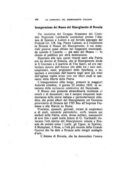 La Lombardia nel Risorgimento italiano bollettino trimestrale del Comitato regionale lombardo della Società nazionale per la storia del Risorgimento italiano