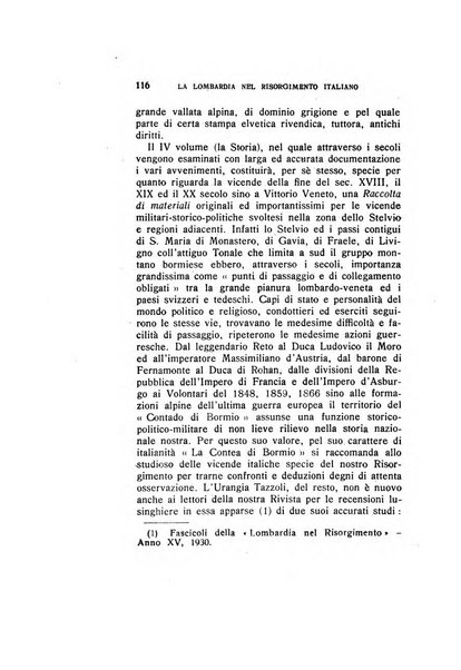 La Lombardia nel Risorgimento italiano bollettino trimestrale del Comitato regionale lombardo della Società nazionale per la storia del Risorgimento italiano