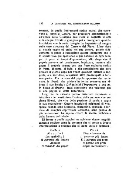 La Lombardia nel Risorgimento italiano bollettino trimestrale del Comitato regionale lombardo della Società nazionale per la storia del Risorgimento italiano