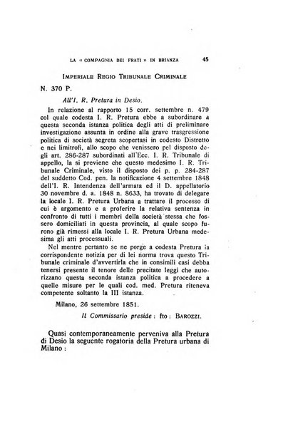 La Lombardia nel Risorgimento italiano bollettino trimestrale del Comitato regionale lombardo della Società nazionale per la storia del Risorgimento italiano