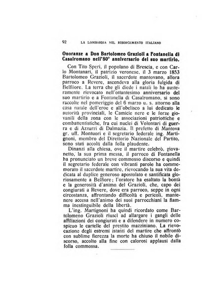 La Lombardia nel Risorgimento italiano bollettino trimestrale del Comitato regionale lombardo della Società nazionale per la storia del Risorgimento italiano