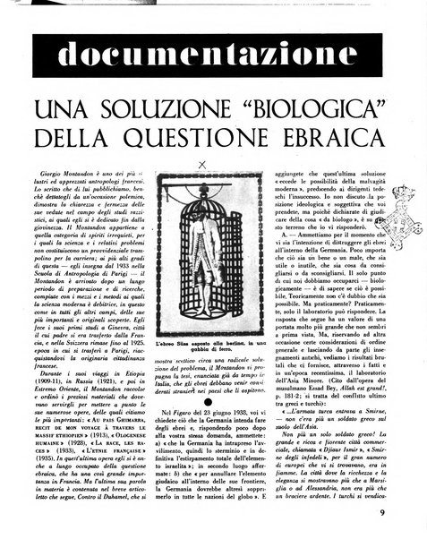 La difesa della razza scienza, documentazione, polemica