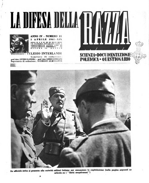 La difesa della razza scienza, documentazione, polemica