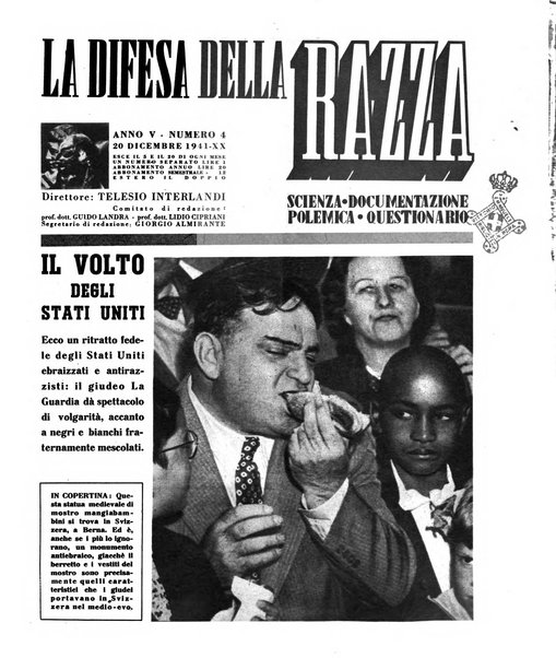 La difesa della razza scienza, documentazione, polemica