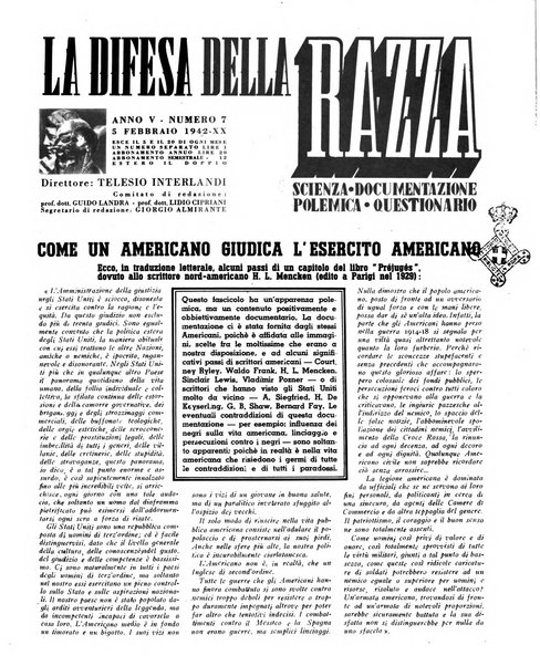 La difesa della razza scienza, documentazione, polemica