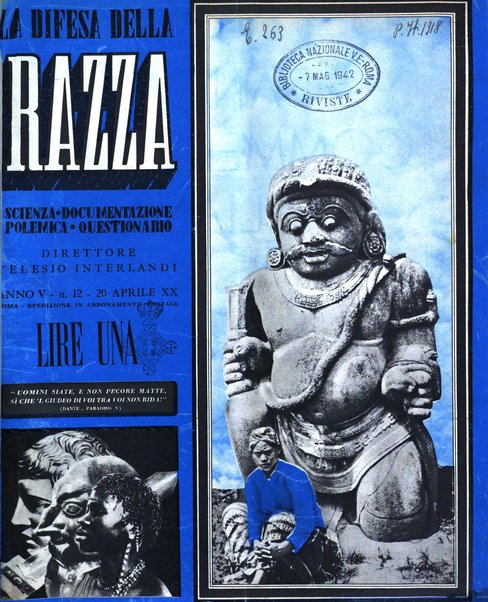 La difesa della razza scienza, documentazione, polemica