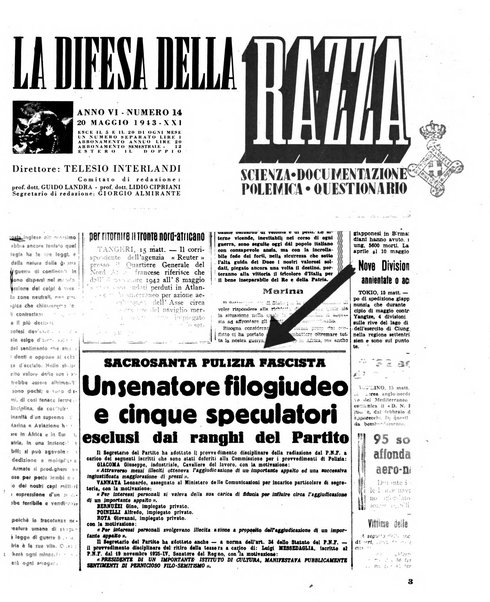 La difesa della razza scienza, documentazione, polemica