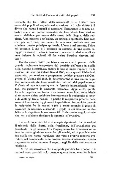 I diritti dei popoli rivista trimestrale per l'organizzazione giuridica della società internazionale