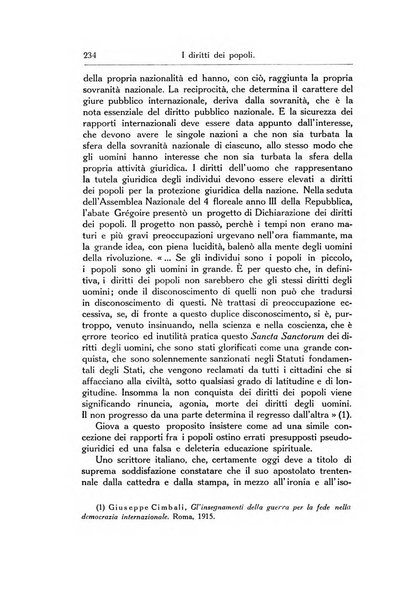 I diritti dei popoli rivista trimestrale per l'organizzazione giuridica della società internazionale