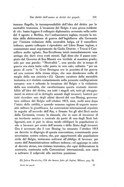 I diritti dei popoli rivista trimestrale per l'organizzazione giuridica della società internazionale