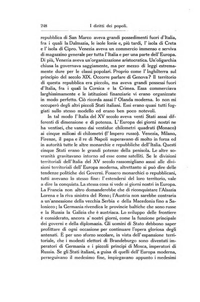 I diritti dei popoli rivista trimestrale per l'organizzazione giuridica della società internazionale