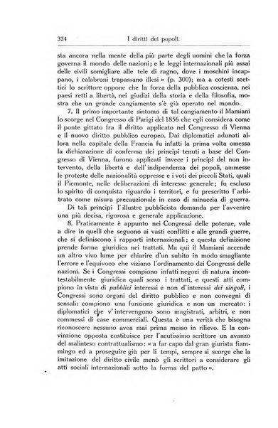 I diritti dei popoli rivista trimestrale per l'organizzazione giuridica della società internazionale