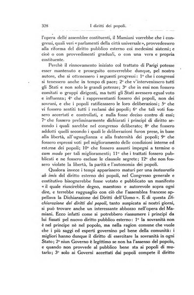 I diritti dei popoli rivista trimestrale per l'organizzazione giuridica della società internazionale