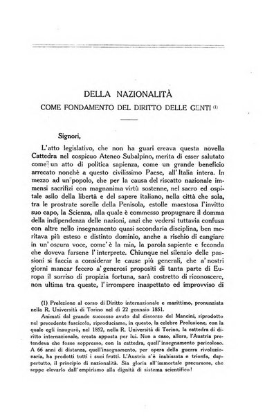 I diritti dei popoli rivista trimestrale per l'organizzazione giuridica della società internazionale