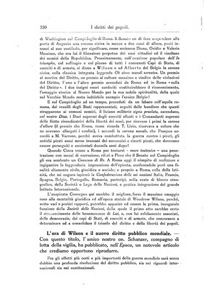 I diritti dei popoli rivista trimestrale per l'organizzazione giuridica della società internazionale